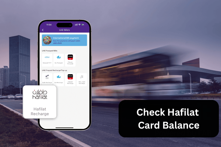 Check Hafilat Card Balance